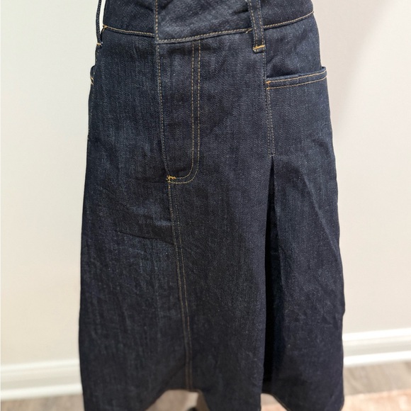 Zara Indigo Denim Midi Skirt - Picture 8 of 8